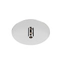 SLV Recessed canopy FITU, with connection box, IP20, chrome