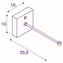 SLV Support mural FITU CRANE BASE noir 