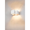 SLV Luminaire mural PLASTRA WL CUBES IP20, blanche