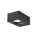 SLV Luminaire mural d'ext�rieur ESKINA FRAME WL SINGLE CCT � 1 flamme, CCT Switch, r�glable IP65, anthrazit 