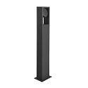 SLV LED Outdoor luminaire ESKINA FRAME FL SINGLE LED Floor lamp, CCT switch, 3000/4000K, 1100/1200lm, IP65, anthracite, 75cm