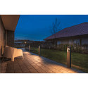 SLV LED Outdoor luminaire ESKINA FRAME FL SINGLE LED Floor lamp, CCT switch, 3000/4000K, 1100/1200lm, IP65, anthracite, 75cm