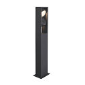 SLV LED Outdoor luminaire ESKINA FRAME 75 FL DOUBLE LED Floor lamp, CCT switch, 3000/4000K, 1100/1200lm, IP65, anthracite