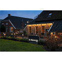SLV LED Outdoor luminaire ESKINA FRAME 75 FL DOUBLE LED Floor lamp, CCT switch, 3000/4000K, 1100/1200lm, IP65, anthracite