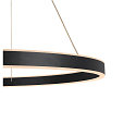 SLV LED Pendant luminaire ONE 80 PD DALI UP/DOWN, CCT switch, 3000/4000K, 615/635lm, black