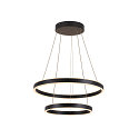 Luminaire � suspension ONE DOUBLE PHASE UP/DOWN 2 voies, CCT Switch IP20, noir gradable