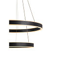 SLV Luminaire � suspension ONE DOUBLE PHASE UP/DOWN 2 voies, CCT Switch IP20, noir gradable