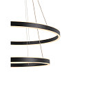 SLV Luminaire � suspension ONE DOUBLE PD DALI UP/DOWN CCT Switch, noir 