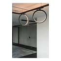 Luminaire triphas� ONE 40 TRACK DALI contr�lable par DALI, noir gradable
