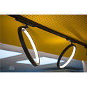 SLV Luminaire triphas� ONE 40 TRACK DALI contr�lable par DALI, noir gradable