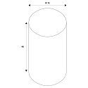 SLV Abat-jour FENDA rond, gris