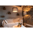 SLV Abat-jour FENDA rond, gris