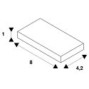 SLV Accessories for LED Strip GRAZIA 60 Straight coupler, IP20