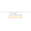 SLV LED 1-phase spot PANEL TRACK, square, 15x30cm, 18W, 3000K, white