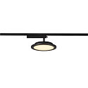 1-Projecteur monophas� PANEL TRACK rond IP20, noir 