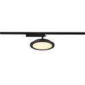 1-Projecteur monophas� PANEL TRACK rond IP20, noir 