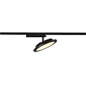 1-Projecteur monophas� PANEL TRACK rond IP20, noir 