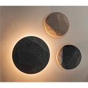 SLV Support mural MANA rond anthrazit, transparent