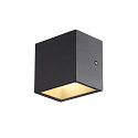 SLV LED Outdoor Wall luminaire SITRA S WL SINGLE, CCT switch, 3000/4000K, anthracite