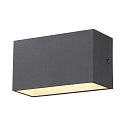 SLV LED Outdoor Wall luminaire SITRA M WL UP/DOWN, CCT switch 3000/4000K, anthracite
