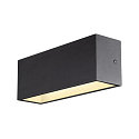 SLV Luminaire mural d'ext�rieur SITRA L WL UP/DOWN CCT Switch, commutable IP65, anthrazit 