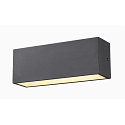 SLV Luminaire mural d'ext�rieur SITRA L WL UP/DOWN CCT Switch, commutable IP65, anthrazit 