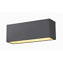 SLV Luminaire mural d'ext�rieur SITRA L WL UP/DOWN CCT Switch, commutable IP65, anthrazit 