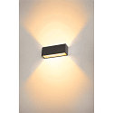 SLV Luminaire mural d'ext�rieur SITRA L WL UP/DOWN CCT Switch, commutable IP65, anthrazit 