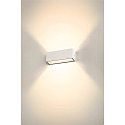 SLV Luminaire mural d'ext�rieur SITRA L WL UP/DOWN CCT Switch, commutable IP65, blanche 