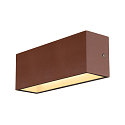 Luminaire mural d'ext�rieur SITRA L WL UP/DOWN CCT Switch, commutable IP65, rouille 
