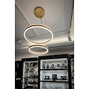 SLV Luminaire � suspension ONE DOUBLE PHASE UP/DOWN 2 voies, CCT Switch IP20, laiton gradable