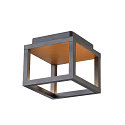 SLV Plafonnier ext�rieur QUADRULO CL angulaire, indirect IP55, anthrazit 