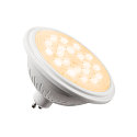 SLV LED Lamp QPAR111 GU10 tunable smart, 10W, 2700-6500K, CRI90, 40�, white