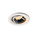 Plafonnier encastr� NUMINUS MOVE S IP20, chrome, blanche
