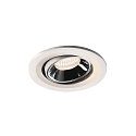 Plafonnier encastr� NUMINUS MOVE S IP20, chrome, blanche