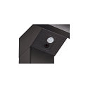 SLV Lampadaire WORKLIGHT haut bas, pour VDU, avec capteur, UGR < 19 IP20, noir  gradable