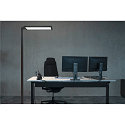 SLV Lampadaire WORKLIGHT haut bas, pour VDU, avec capteur, UGR < 19 IP20, noir  gradable
