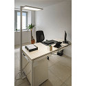 SLV Lampadaire WORKLIGHT haut bas, pour VDU, avec capteur, UGR < 19 IP20, blanche gradable