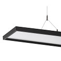 SLV Luminaire � suspension WORKLIGHT DALI haut bas, contr�lable par DALI, UGR < 19 IP20, noir gradable