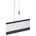 SLV Luminaire � suspension WORKLIGHT DALI haut bas, contr�lable par DALI, UGR < 19 IP20, noir gradable