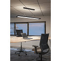 SLV Luminaire � suspension WORKLIGHT DALI haut bas, contr�lable par DALI, UGR < 19 IP20, noir gradable
