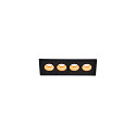 Ceiling recessed luminaire MILANDOS 4, 45°, 2700K, black