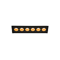 Ceiling recessed luminaire MILANDOS 6, 45°, 2700K, black