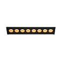 Ceiling recessed luminaire MILANDOS 8, 45°, 2700K, black