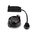 Plafonnier encastré HORN GU10 GU10 IP20/IP44, noir 