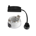 SLV Plafonnier encastré HORN GU10 GU10 IP20/IP44, blanche