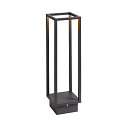 SLV LED Floor lamp QUADRULO, 7W, 3000K, anthracite/white