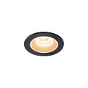 Plafonnier encastr� NUMINOS XS IP20/IP44, noir , blanche