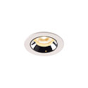 Plafonnier encastr� NUMINOS XS IP20/IP44, chrome, blanche