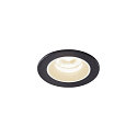 Plafonnier encastr� NUMINOS XS IP20/IP44, noir , blanche